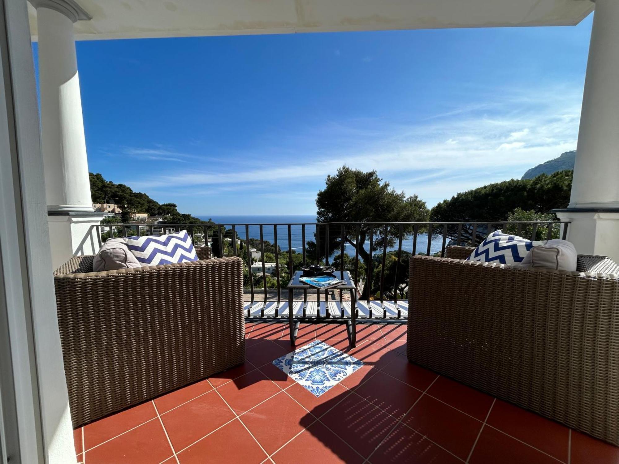Marvelous Sea View Villa Capri Exteriör bild