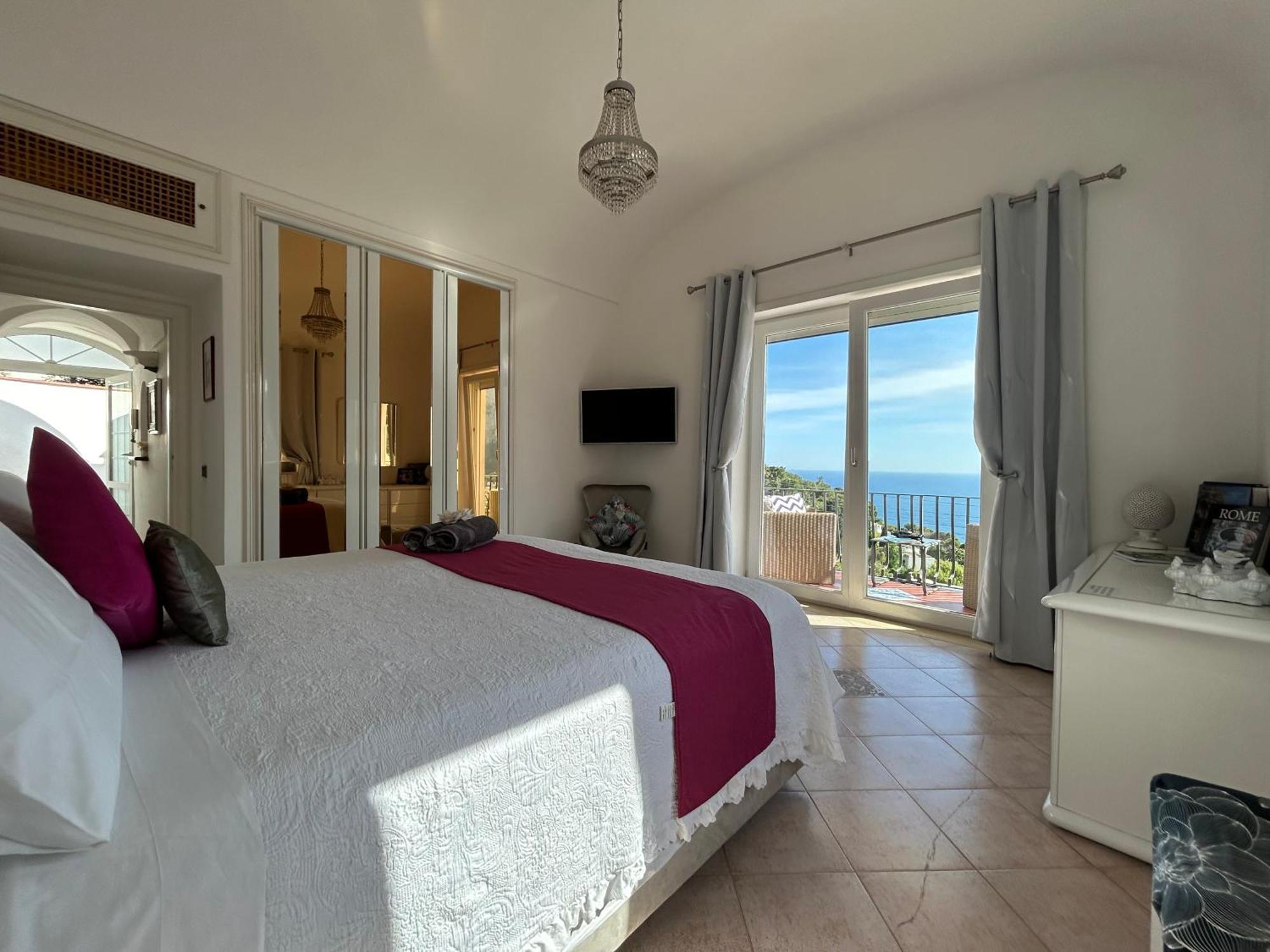 Marvelous Sea View Villa Capri Exteriör bild