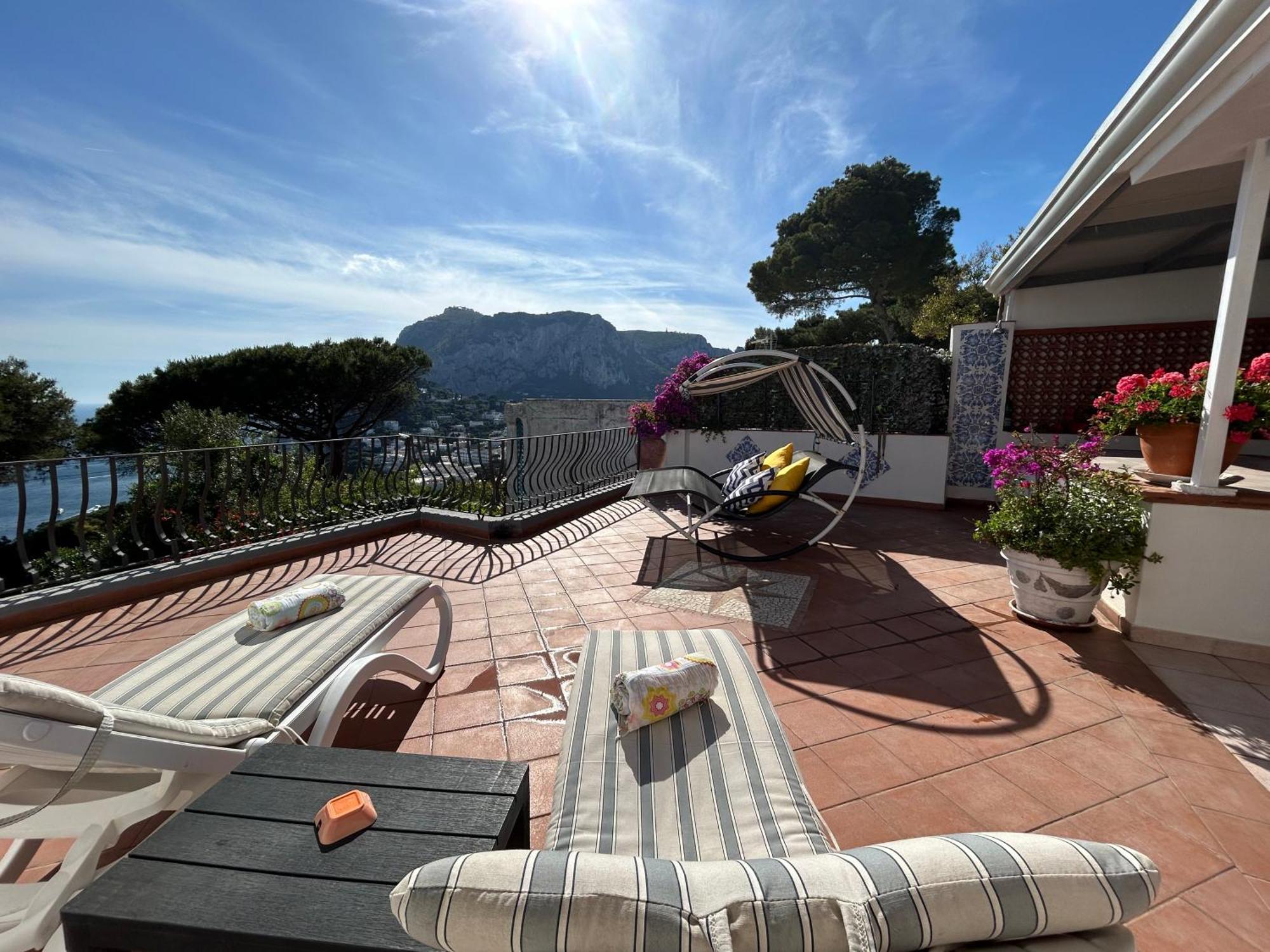 Marvelous Sea View Villa Capri Exteriör bild