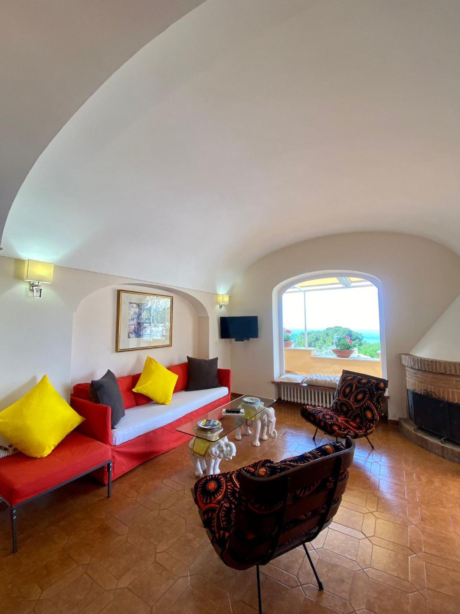 Marvelous Sea View Villa Capri Exteriör bild